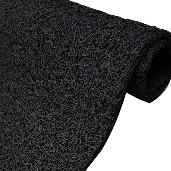 Pack_of_1_Black_Pvc_Soft_Cushion_Noodle_Rectangular_Mat_Multipurpose_Doormat_Bathroom_For_Indoor/Outdoor_Home_Office_(60X40_Cm)