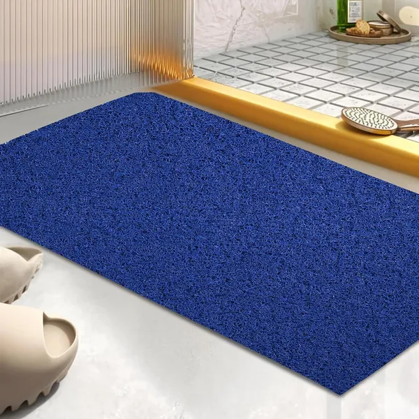 Pack_of_1_Blue_Pvc_Soft_Cushion_Noodle_Rectangular_Mat__Multipurpose_Doormat_Bathroom_For_Indoor/Outdoor_Home_Office_(60X40_Cm)