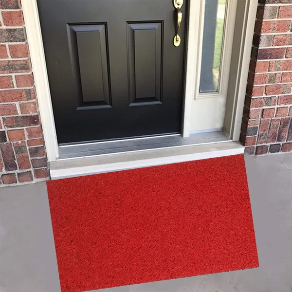 Pack_of_1_Red_Pvc_Soft_Cushion_Noodle_Rectangular_Mat_Multipurpose_Doormat_Bathroom_For_Indoor/Outdoor_Home_Office_(60X40_Cm)