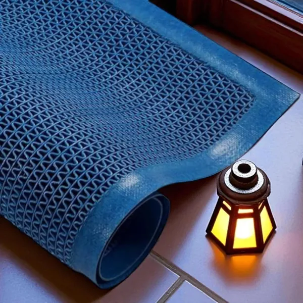 Pack_of_1_Blue_Rubber_Anti_Skid_Multipurpose_Doormat_Bathroom_Rain_Swimming_Pool_Waterproof_For_Indoor/Outdoor_Home_Office_Entrance_(60*40Cm)