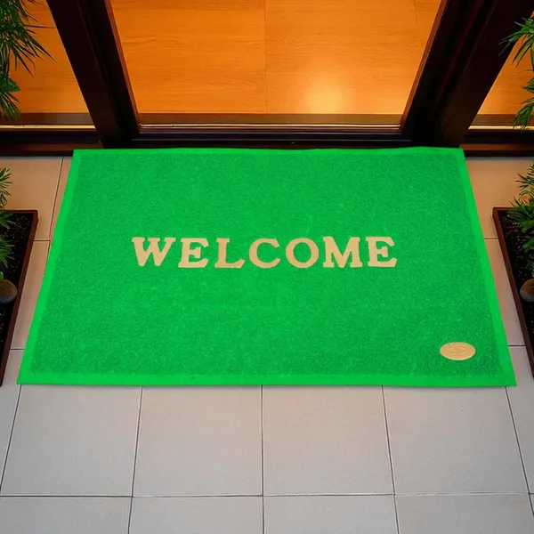 Pack_of_1_Green_Welcome_Doormat_Anti_Slip_Soft_Pvc__Multipurpose_Swimming_Pool_Mat_For_Indoor_Outdoor_Home_Office_Entrance_(60X40Cm)