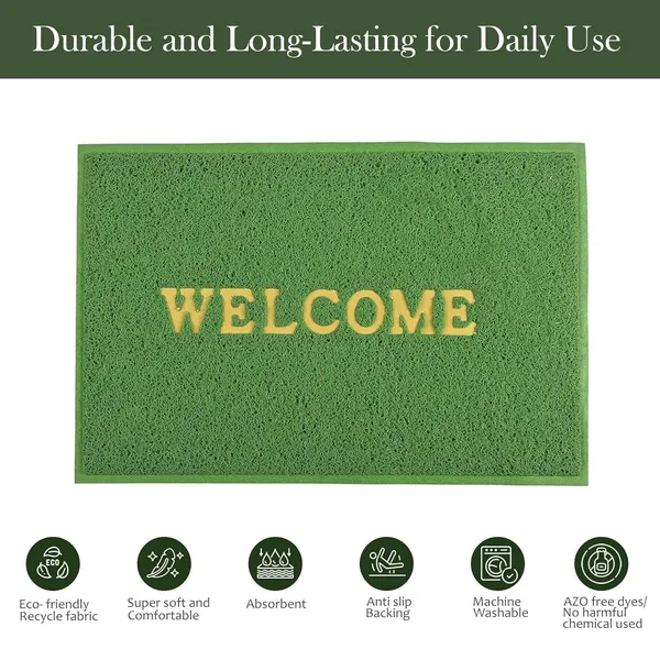 Pack_of_1_Green_Welcome_Doormat_Anti_Slip_Soft_Pvc__Multipurpose_Swimming_Pool_Mat_For_Indoor_Outdoor_Home_Office_Entrance_(60X40Cm)