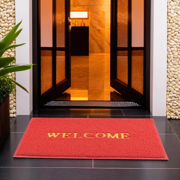 Pack_of_1_Red_Welcome_Doormat_Anti_Slip_Soft_Pvc__Multipurpose_Swimming_Pool_Mat_For_Indoor_Outdoor_Home_Office_Entrance_(60X40Cm)