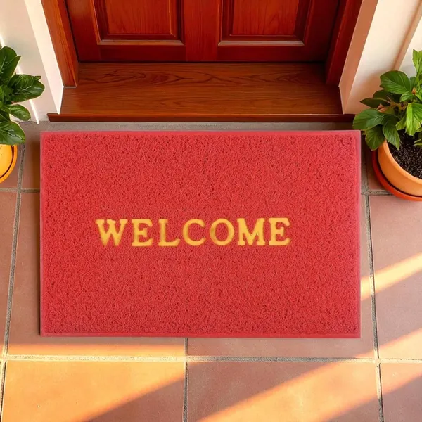 Pack_of_1_Red_Welcome_Doormat_Anti_Slip_Soft_Pvc__Multipurpose_Swimming_Pool_Mat_For_Indoor_Outdoor_Home_Office_Entrance_(60X40Cm)