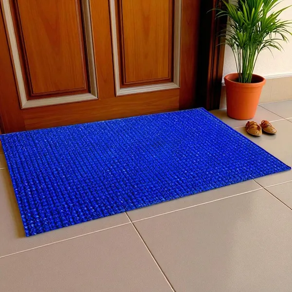 Pack_of_1_Blue_Pvc_Stick_Turf_Mat_Foot_Door_Mats_For_Home_Entrance_Floor_Mat_Kitchen_Office_Balcony_Bathroom_Bedroom_Mat_(60X36Cm)