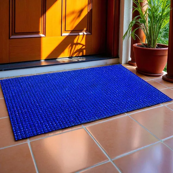Pack_of_1_Blue_Pvc_Stick_Turf_Mat_Foot_Door_Mats_For_Home_Entrance_Floor_Mat_Kitchen_Office_Balcony_Bathroom_Bedroom_Mat_(60X36Cm)