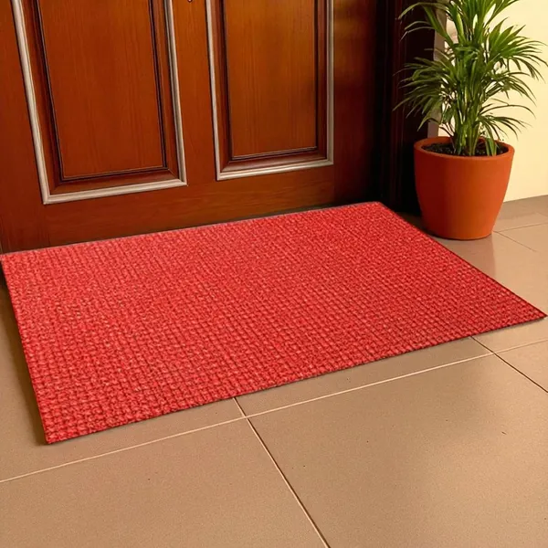 Pack_of_1_Red_Pvc_Stick_Turf_Mat_Foot_Door_Mats_For_Home_Entrance_Floor_Mat_Kitchen_Office_Balcony_Bathroom_Bedroom_Mat_(60X38_Cm)