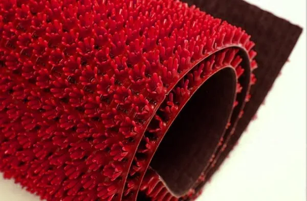Pack_of_1_Red_Pvc_Stick_Turf_Mat_Foot_Door_Mats_For_Home_Entrance_Floor_Mat_Kitchen_Office_Balcony_Bathroom_Bedroom_Mat_(60X38_Cm)