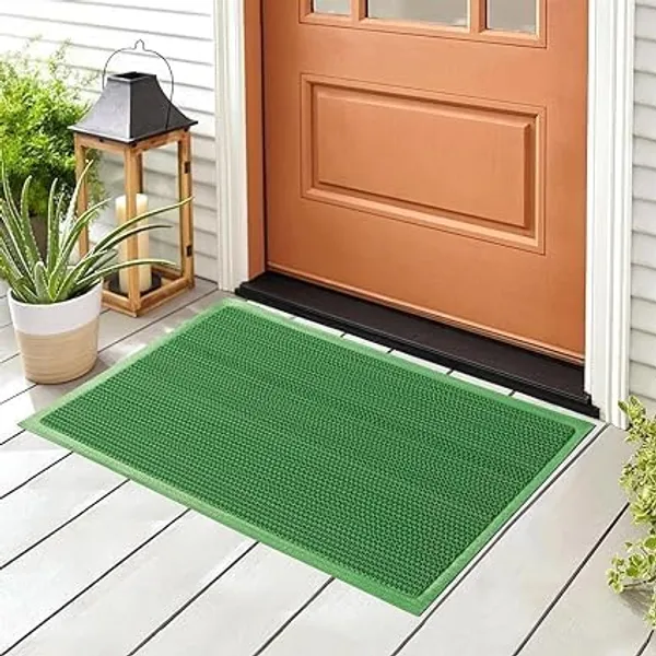 Pack_of_3_Green_Rubber_Anti_Skid_Multipurpose_Doormat_Bathroom_Rain_Swimming_Pool_Waterproof_For_Indoor/Outdoor_Home_Office_Entrance_(60*40Cm)
