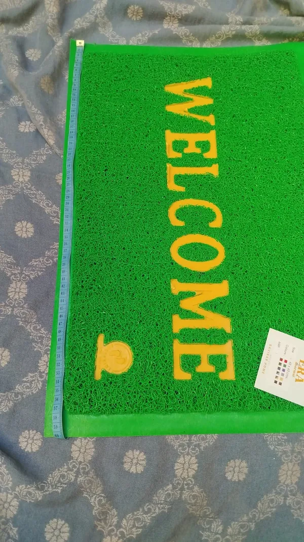 Pack_of_1_Green_Welcome_Doormat_Anti_Slip_Soft_Pvc__Multipurpose_Swimming_Pool_Mat_For_Indoor_Outdoor_Home_Office_Entrance_(60X40Cm)