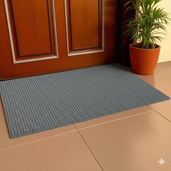 Pack_of_1_Grey_Pvc_Stick_Turf_Mat_Foot_Door_Mats_For_Home_Entrance_Floor_Mat_Kitchen_Office_Balcony_Bathroom_Bedroom_Mat_(60X36Cm)