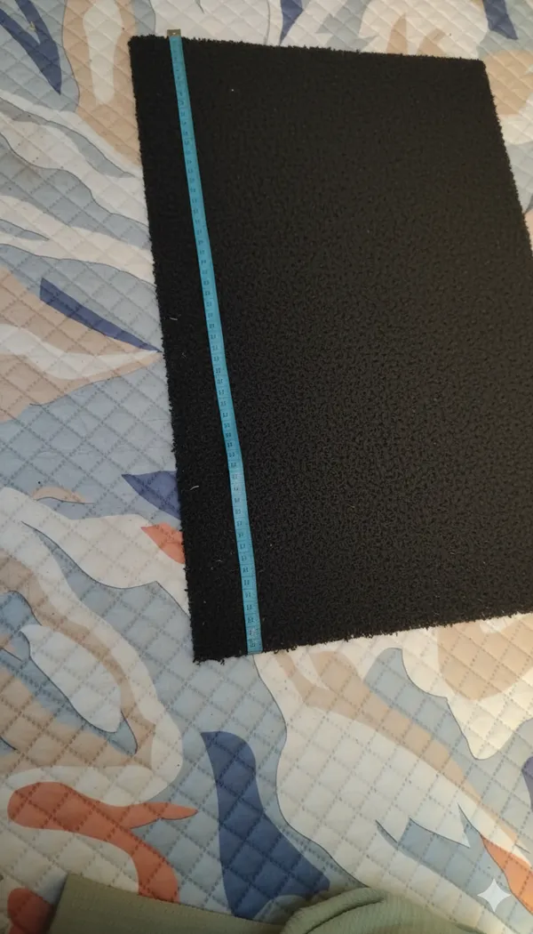 Pack_of_1_Black_Pvc_Soft_Cushion_Noodle_Rectangular_Mat_Multipurpose_Doormat_Bathroom_For_Indoor/Outdoor_Home_Office_(60X40_Cm)