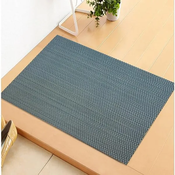 Pack_of_1_Grey_Rubber_Anti_Skid_Multipurpose_Doormat_Bathroom_Rain_Swimming_Pool_Waterproof_For_Indoor/Outdoor_Home_Office_Entrance_(60*40Cm)