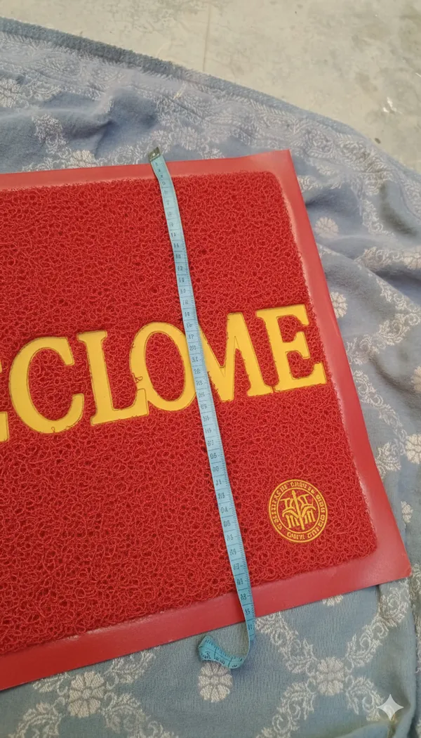 Pack_of_1_Red_Welcome_Doormat_Anti_Slip_Soft_Pvc__Multipurpose_Swimming_Pool_Mat_For_Indoor_Outdoor_Home_Office_Entrance_(60X40Cm)