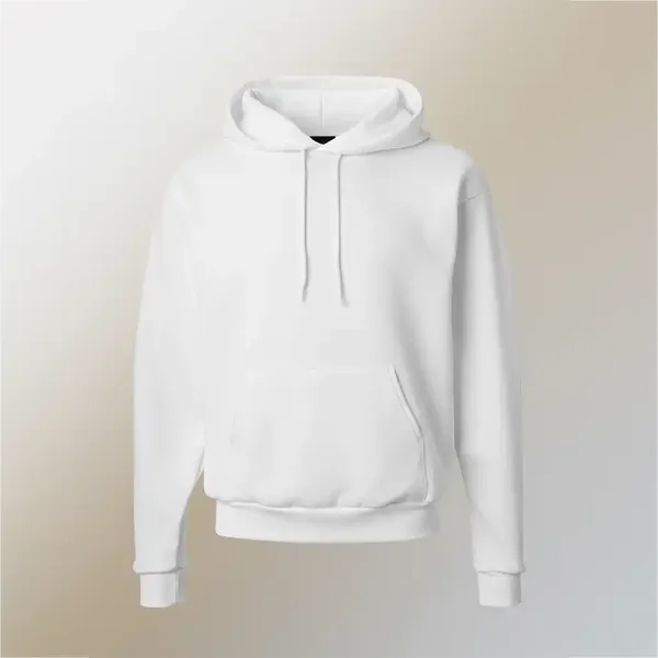 White_320_GSM_Regular_Fit_Round_Neck_Winterwear_Hoodie