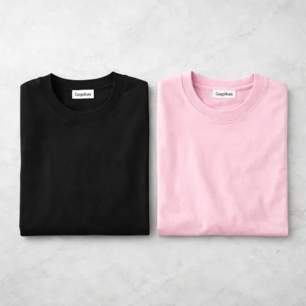 Black_And_Pink_Tshirts_Combo