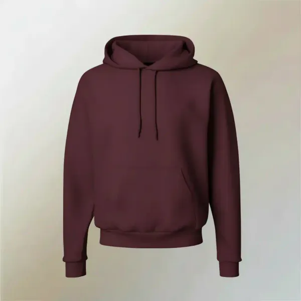 Maroon_Regular_Fit_Round_Neck_Winterwear_Hoodie