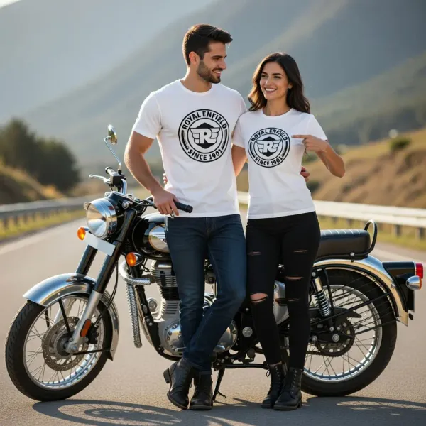 White_Royal_Enfield_Rider_TShirts