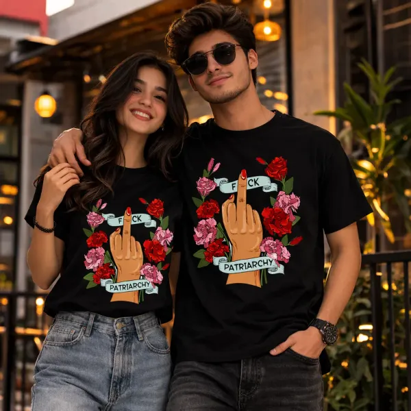 Patriarchy_Floral_Black