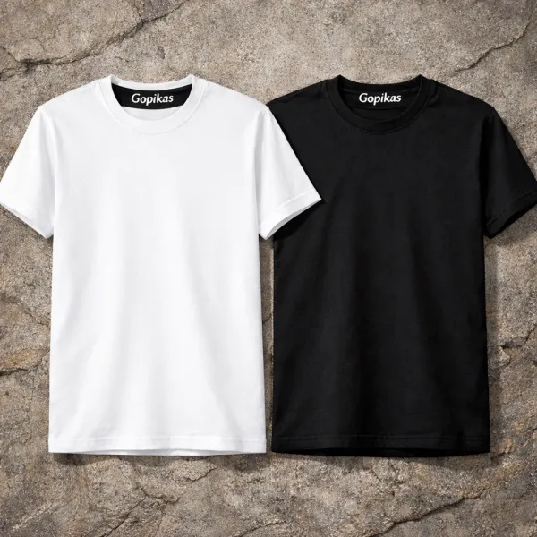White_And_Black_Tshirts_Combo