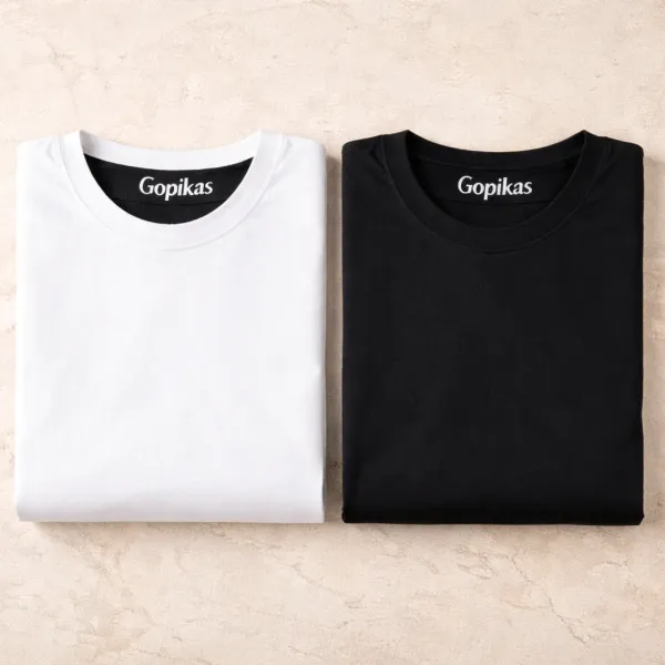 White_And_Black_Tshirts_Combo