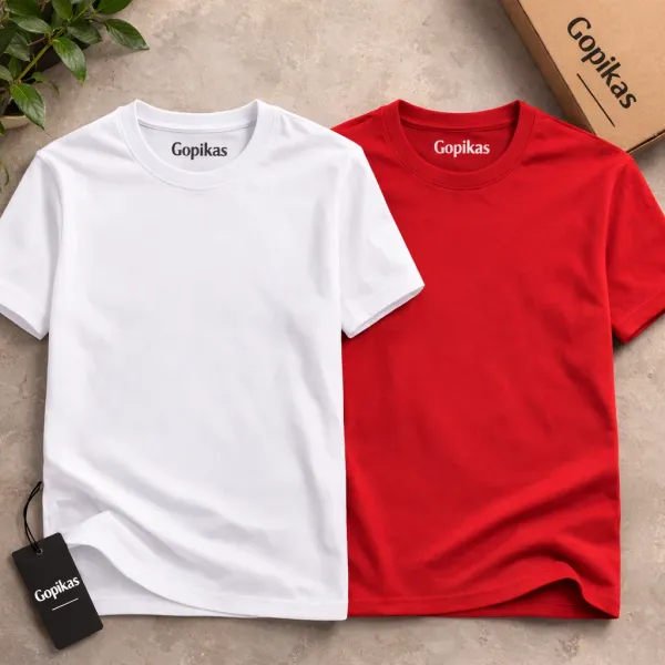 White_And_Red_Tshirts_Combo