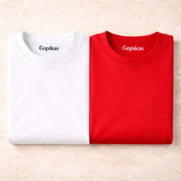 White_And_Red_Tshirts_Combo