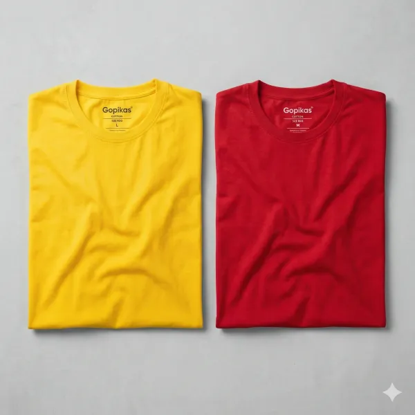 Yellow_And_Red_Tshirts_Combo