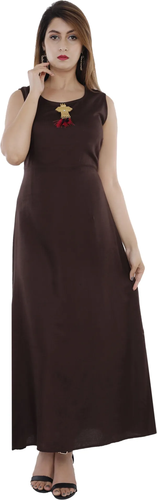Brown_Solid_A-Line_Kurta_For_Women
