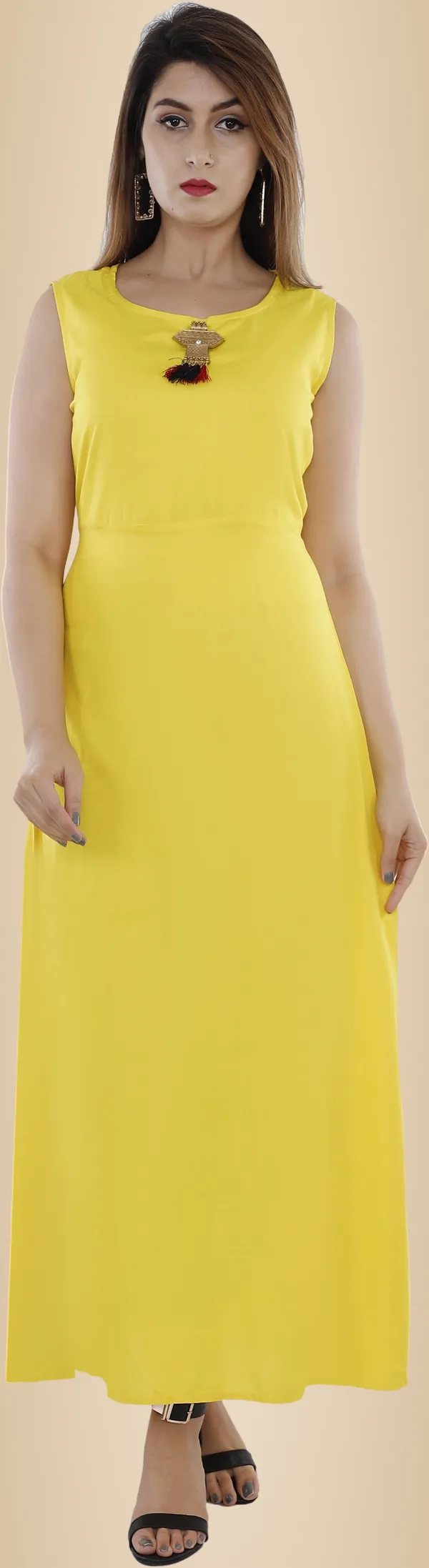 Yellow_Solid_A-Line_Kurta_For_Women