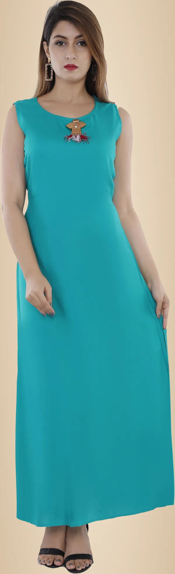 Light_Blue_Solid_A-Line_Kurta_For_Women