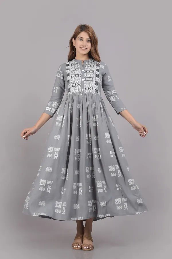 Grey_Printed_Anarkali_Kurta_For_Women