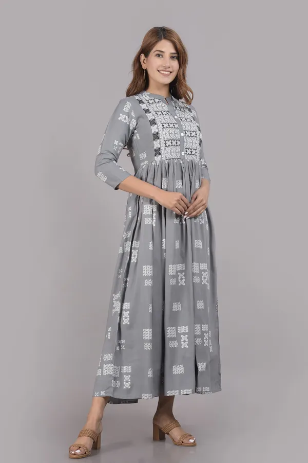 Grey_Printed_Anarkali_Kurta_For_Women