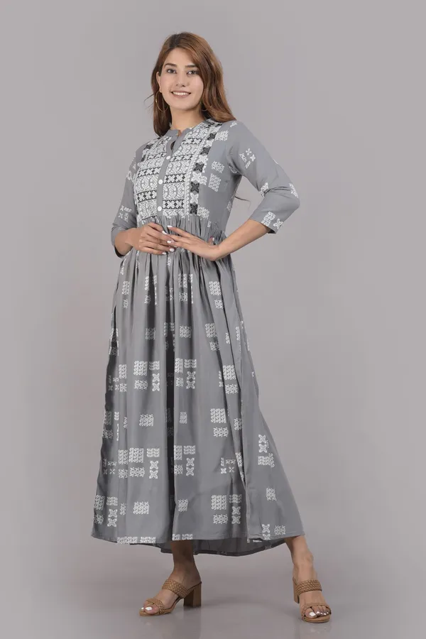 Grey_Printed_Anarkali_Kurta_For_Women
