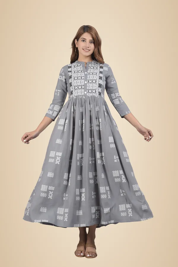 Grey_Printed_Anarkali_Kurta_For_Women