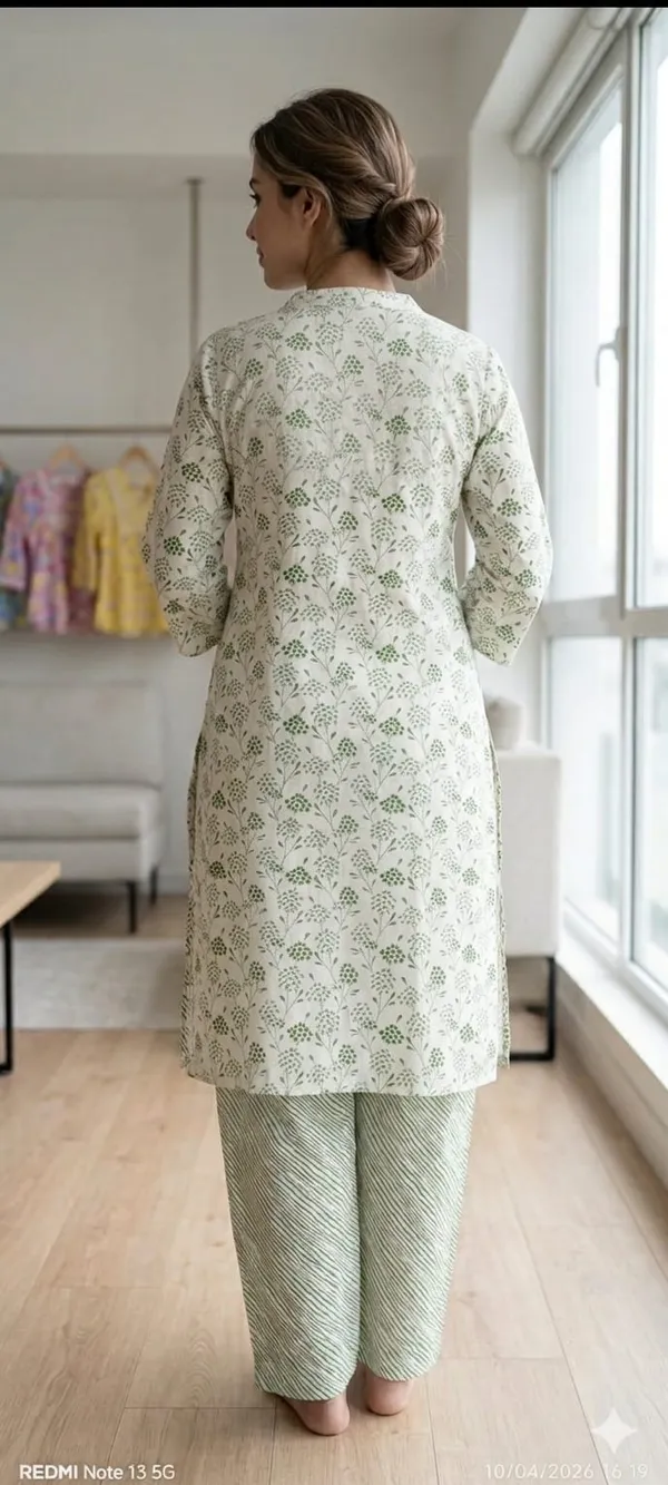 Floral_Print_Cotton_Kurta_with_Striped_Pants_Set
