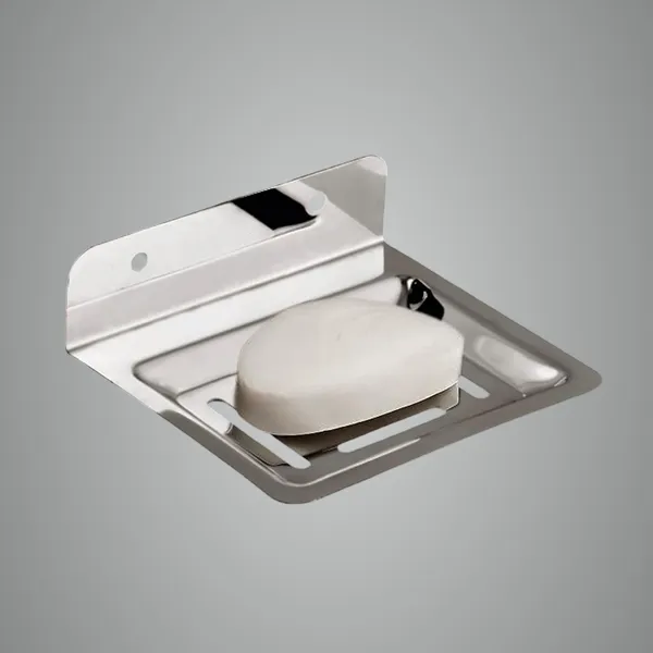 COSSIMO_Silver_4X4_Square_Stainless_Steel_Single_Soap_Dish_For_Bathroom_(Pack_Of_1)