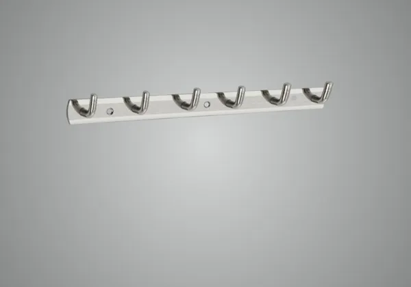 COSSIMO_Silver_Lite_Hanger_Stainless_Steel_6_Pin_Cloth_Hanger_Wall_Mounted_(Set_Of_2)
