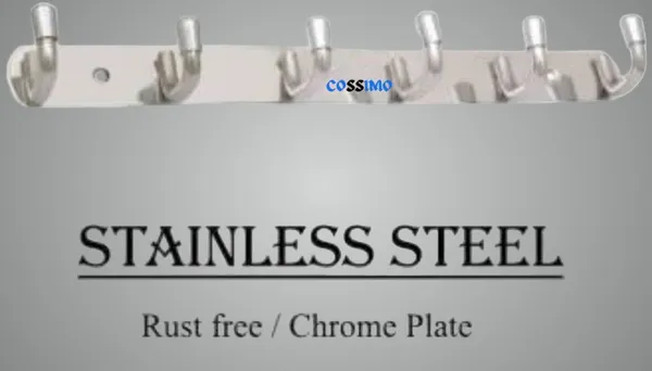 COSSIMO_Silver_L-Point_Hanger_Stainless_Steel_6_Pin_Cloth_Hanger_Wall_Mounted_(Set_Of_1)