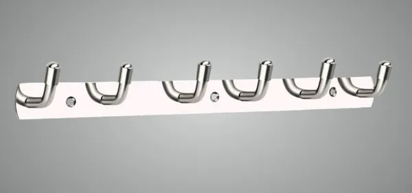 COSSIMO_Silver_L-Point_Hanger_Stainless_Steel_6_Pin_Cloth_Hanger_Wall_Mounted_(Set_Of_1)