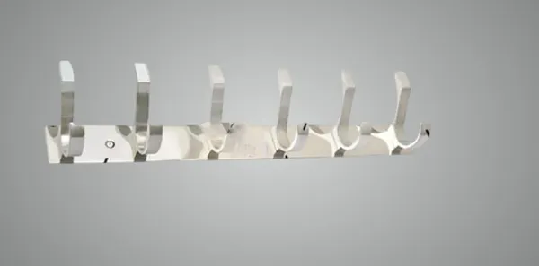 COSSIMO_Silver_S-Hook_Hanger_Stainless_Steel_6_Pin_Cloth_Hanger_Wall_Mounted_(Pack_Of_1)