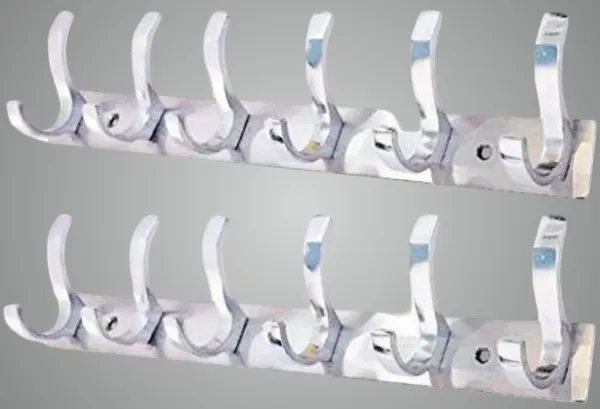 COSSIMO_Silver_S-Hook_Hanger_Stainless_Steel_6_Pin_Cloth_Hanger_Wall_Mounted_(Pack_Of_2)
