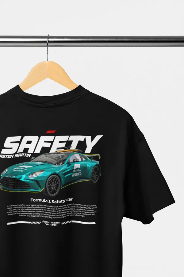 Black_Aston_Martin_F1_Safety_Car_Oversized_Tee_Premium_French_Terry_Cotton_240_GSM_For_Unisex