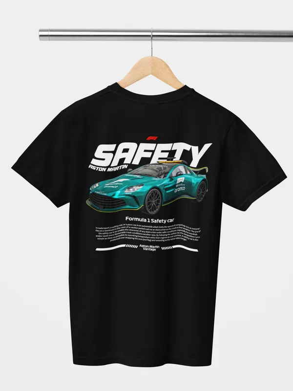 Black_Aston_Martin_F1_Safety_Car_Oversized_Tee_Premium_French_Terry_Cotton_240_GSM_For_Unisex