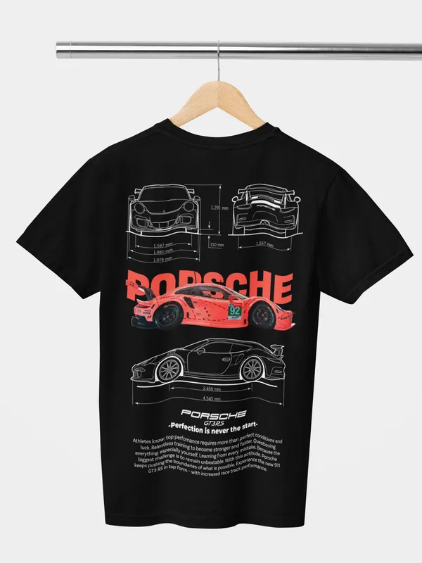 Black_Porsche_Blueprint_911_Gt3_R_Premium_Oversized_Tee_240_GSM_French_Terry_Cotton_For_Unisex
