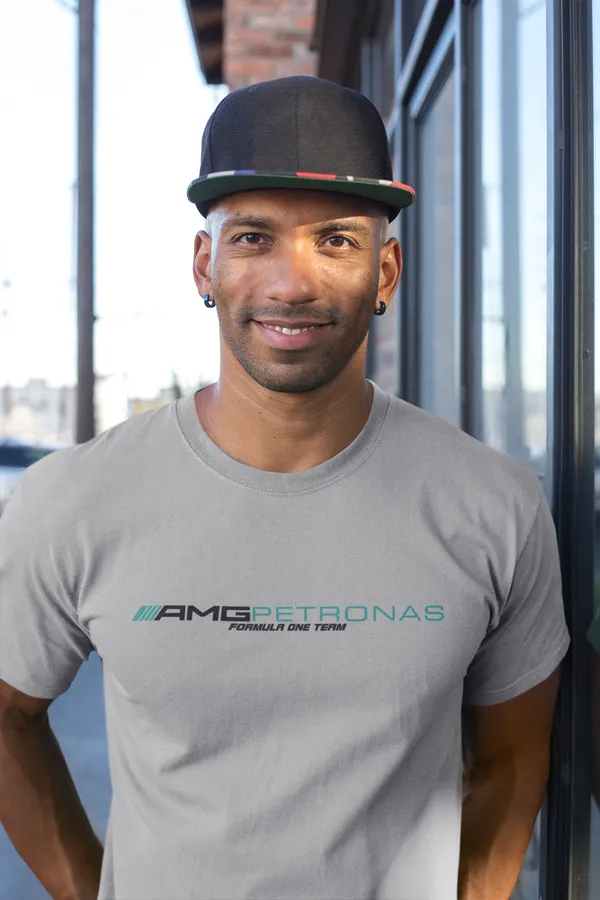 AMG_PETRONAS_Formula_One_Team_Graphic_Tee_-_Premium_Grey_Regular_Fit_T-Shirt