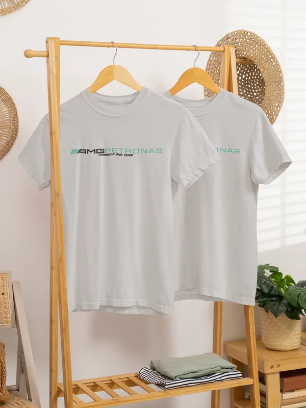 AMG_PETRONAS_Formula_One_Team_Graphic_Tee_-_Premium_Grey_Regular_Fit_T-Shirt