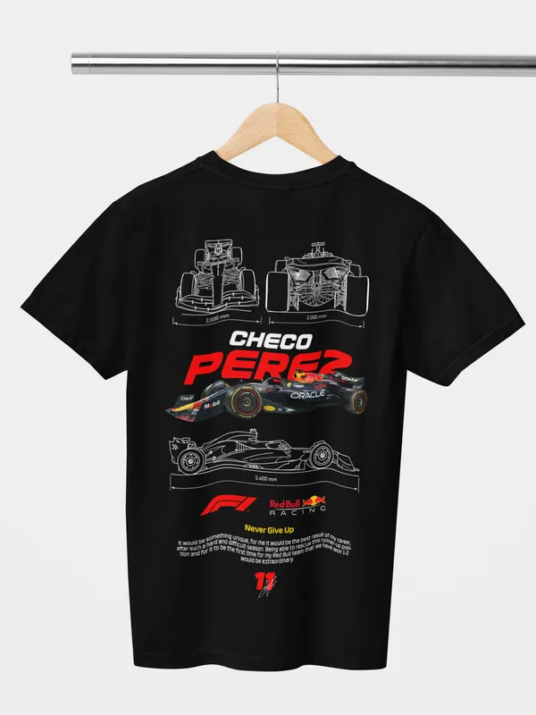 Black_Checo_Perez_Red_Bull_F1_Racing_Oversized_T-Shirt_Premium_French_Terry_Cotton_240_GSM_For_Unisex