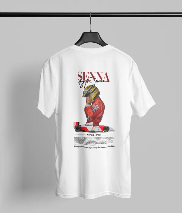 Ayrton_Senna_MP4/4_1988_Oversized_T-Shirt