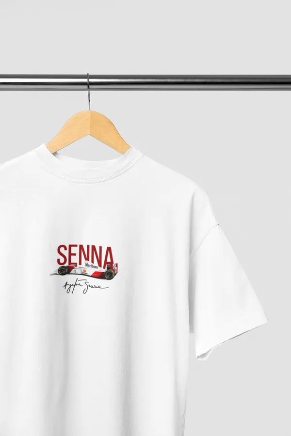 Ayrton_Senna_MP4/4_1988_Oversized_T-Shirt